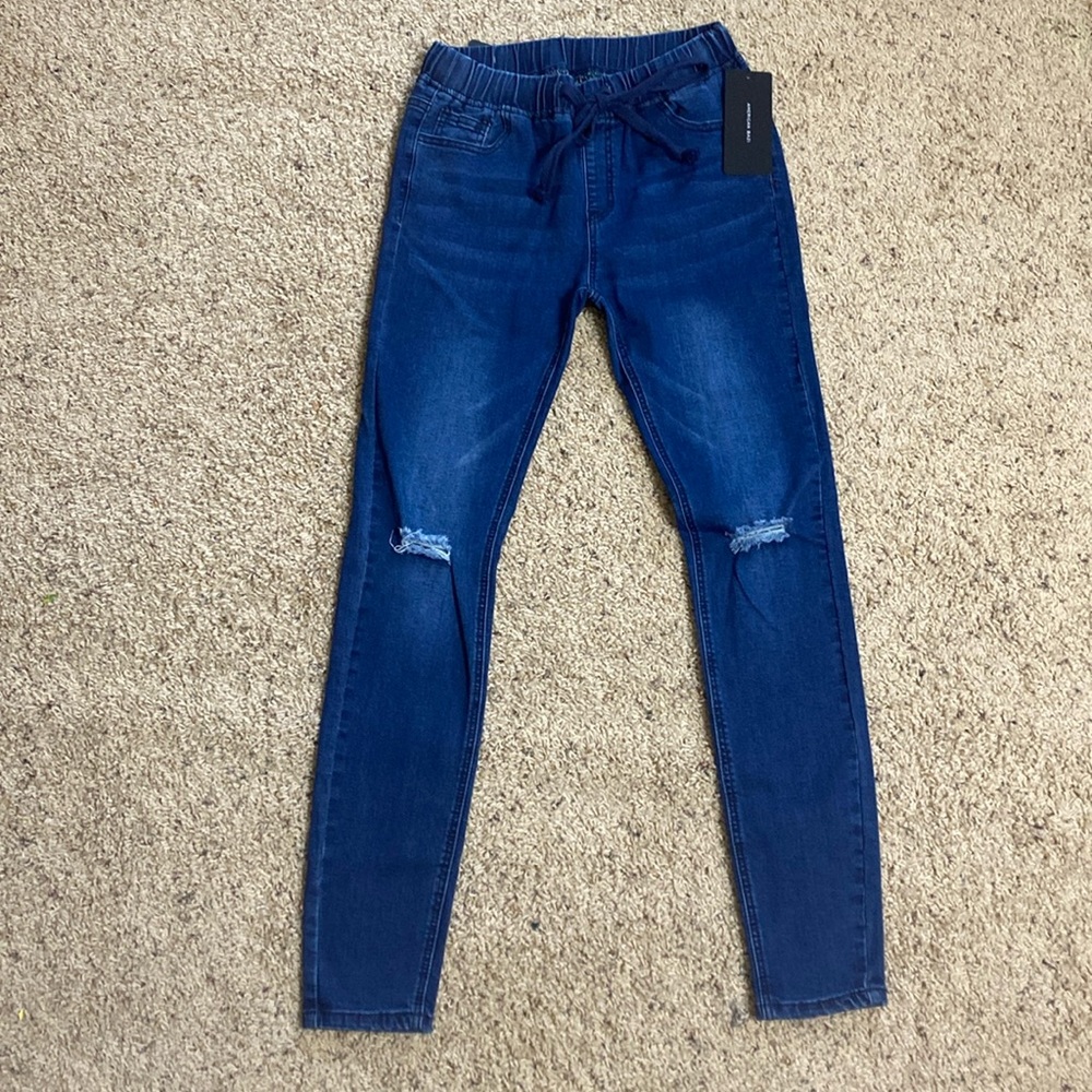 NWT denim joggers